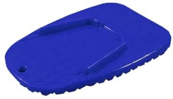 Seitenständer Platte 1pc Schwarz Universal Motorrad Kunststoff Seite Stehen Moto Bike Ständer Nicht-Slip Platte Seite Erweiterung Unterstützung Fuß Pad Basis