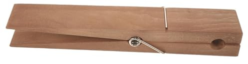 Amosfun Porte-Serviettes Géant en Bois avec Pinces À Linge Indispensable pour La Plage Étendoir À Linge Peu Encombrant