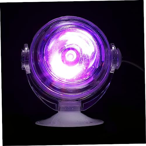 Toyvian Led Per Acquario Ventosa Faretto Subacqueo Illuminazione Per Piante Da Acquario Materiale Abs Installazione Facile in Vasche d