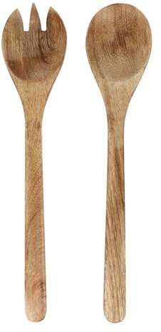 Mango Wood Salad Server Set