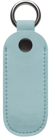 Ring Holder Key Case Flash Drive Case, Storage Drive Protective Cover PU- | Small Portable Bag Organized Electronic Accessories