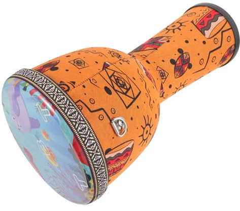 Hand Djembe Trommel 8 Zoll für Kinder und Anfänger | Pvc Ausführung, für Unterricht und Bühnenauftritt, Feines Design, Leicht zu Bedienen