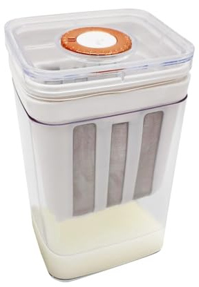 Coladores Para Yogur - Colador de Malla para Alimentos - Colador Reutilizable De Malla 1100ml Para Té Miel Salsa Café Colar Servir Comida