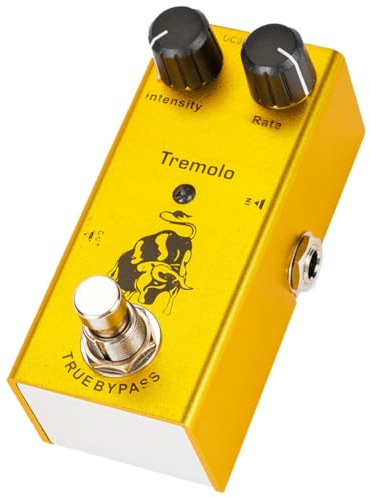 Ciieeo Tremolo für Gitarre mit True Bypass und Legierungsmaterial Feine Abstimmung und Minimierter Klangverlust Einzigartiges Design für Kinder Gitarristen