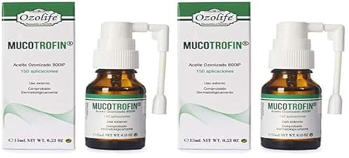 Mucotrofin½ Nebulizador 15 ml (Paquete de 2)