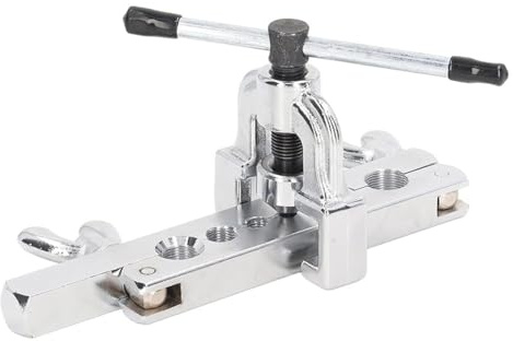 Strumento svasatore per tubi in alluminio e rame, espansore manuale per tubi con 4 teste oscillanti da 3 a 19 mm, struttura in acciaio legato cromato
