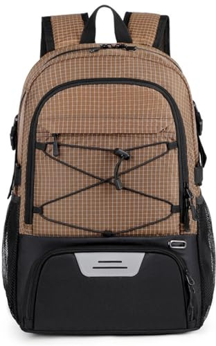 Haodream Sportrucksack mit gepolstertem Schultergurt, großes Fassungsvermögen, wasserdichter Sportrucksack für Basketball, Volleyball, Camping, atmungsaktiver Rucksack
