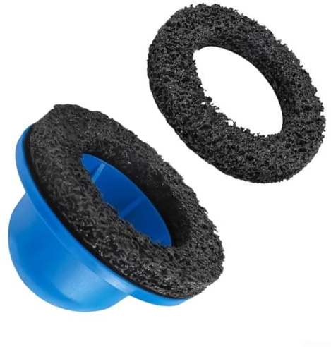 Outil de nettoyage de moyeu de roue de 150 mm pour jantes de voiture – Meuleuse rapide avec tasse de meulage, disque abrasif en carbure de silicium, 1500 tr/min maximum, corps ABS, compatible avec