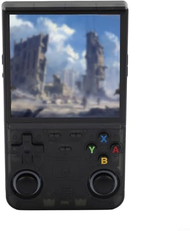 R36 Ultra Retro-Handheld-Spielekonsole, ausgestattet mit 10,2 cm (4,0 Zoll) HD-Bildschirm und 128 GB integriertem Speicherplatz (violett, 128 G)