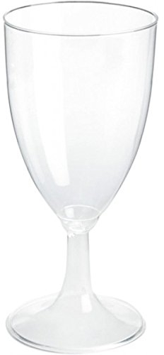 Duni 155820 - Copas de vino (23 cl, una pieza, transparentes, 10 unidades)