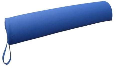 Zen – Medio Rodillo Pilates pequeño para camillas de Masaje y Fisioterapia 60x15x8cm - Medio Rodillo Espuma para apoyar los Tobillos en posición supina y Lateral - Accesorios de Masaje Azul Real