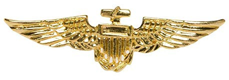 Goldenes Fliegerabzeichen Brosche Aviator Stewardess Pilot Abzeichen Anstecker