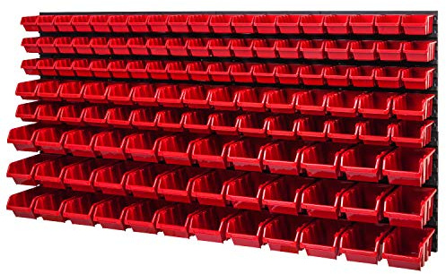 Lagersystem 780x1544mm Stapelboxen Wandregal Sichtlagerkästen Schüttenregal Lagersystem 123 Boxen