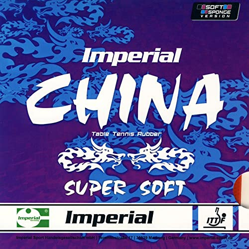 Imperial China Super Soft | China Tischtennis Belag | Noppen innen | Defensiv | ITTF Zulassung