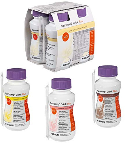 Nutricomp Drink Plus Mischkarton von B.Braun VE 24x200ml