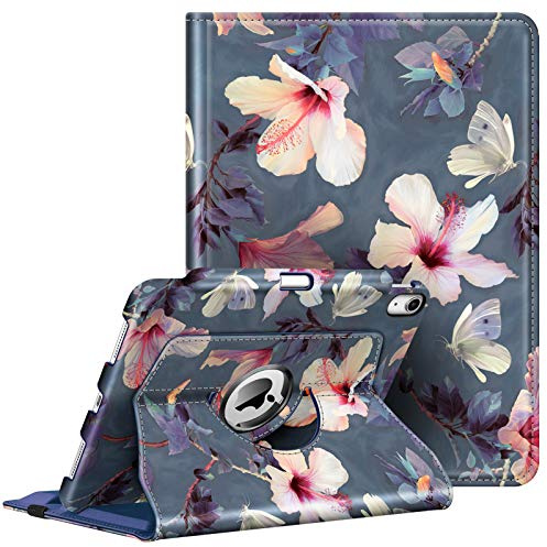 FINTIE - Carcasa para iPad Air de 5ª generación de 10,9 Pulgadas, 2022, iPad Air 4ª generación 2020 – Almacenamiento de lápices – Funda giratoria de 360°