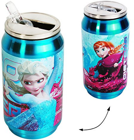 alles-meine.de GmbH Edelstahl/Thermo - Trinkflasche/Sportflasche - - Frozen - die Eiskönigin - Thermotrinkflasche/Isolierflasche - 250 ml - für Kinder - 0,25 Liter/au..