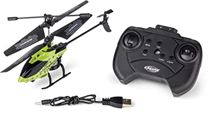 Carson 500507182 Starter Tyrann 230 IR 2Ch RTF Vert - Hélicoptère Télécommandé pour Débutants, Jouet Intérieur