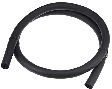 QUARKZMAN 6 mm x 16 mm 1 m skumgrepp flexibel slang anti-glid svart
