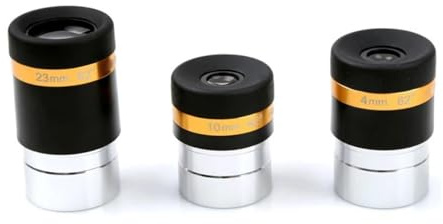 Telescope Accessory Set Eyepiece 1.25 62 Degree Ultra Wide Angle 4mm 10mm 23mm for Astronomical Telescope Monocular Eyepiece OSL-231 Telescope Camera (Color : 3PCS)