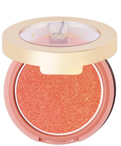 Oulac Colorete Iluminador, Coloretes de Larga Duración para Maquillaje de Mejillas, Resistente al Desgaste y Transferencia, Vegano y Libre de Crueldad, F09 Summer flame 4.8g
