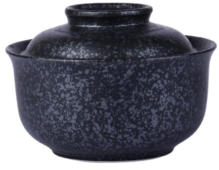 Ramen skål, keramisk ramenskål med lock, 800 ml soppskålar, Pho, japansk vintage ramenskål av keramik för flingor, soppa, asiatisk porslin, mikrovågsugn och diskmaskin