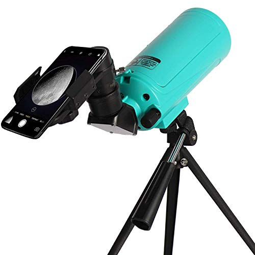 Tragbares Monokular-Teleskop für Erwachsene und Kinder, Astronomie-Anfänger, Reflektor-Teleskop mit Stativ zur Beobachtung von Weihnachten, Sternenmond, Saturn, Jupiter und Planeten