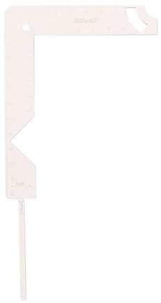 Bookbinding Ruler Stainless Steel Metal Bookbinding Cover Tool 5-in-1 Book Cover Guide to Create Sturdy Chipboard Cover