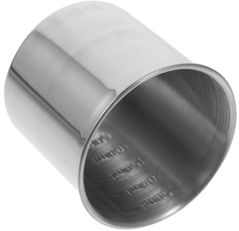 Mikinona Tasse à Mesurer Mesure Précise en Acier Inoxydable Argenté Plusieurs styles Grosse Ouverture Versement Facile, Outil Cuisine Pratique Plusieurs styles Pâtisserie