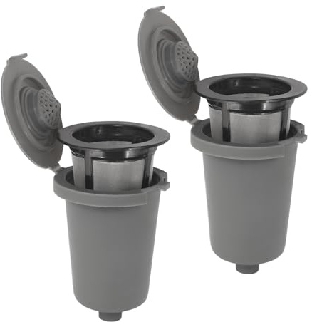 KINLYBO 2PCS Reusable Filter Cup for Cuisinart Coffee Maker Filter, Replacement Parts for Cuisinart SS-RFC Home Barista Single Serve Coffee Maker