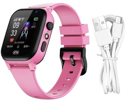 jamgeery Orologio intelligente per bambini, impermeabile per bambini, orologio da fitness tracker per bambini, orologio per telefono e attività fisica, per ragazzi e ragazze