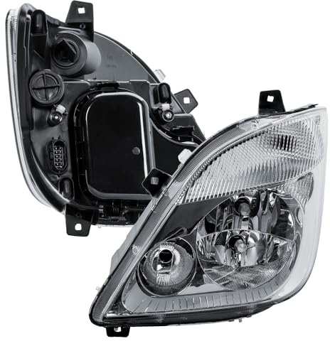 LONGLING Phare gauche côté conducteur, projecteur avant avec moteur sans antibrouillard, pour Mercedes Sprinter W906 2006-2013