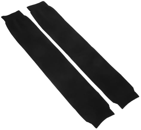 Abaodam 2piezas Calcetines de Compresión para Piernas sin Pies para Hombre y Mujer Color Negro para Correr y Fútbol Bandas para Piernas de Fútbol