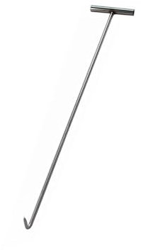 Ganci di sollevamento resistenti in acciaio inox – Strumento pratico e durevole per spostare e sollevare facilmente coperture di pozzetti, scarichi di tempesta e altro ancora, versatile, affidabile