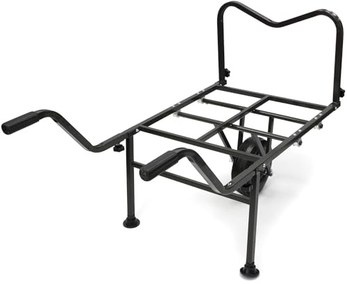 Carp Fishing Barrow, Single Wheel Trolley, Steel Frame, 58cm Wide Ideal For Camping And Anglers