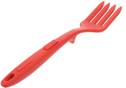 PRETYZOOM Tenedor De Cocina De Silicona Tenedor Grande De Silicona Para Ensalada Fritos Utensilio De Cocina Practico Hogar Util Para Cocinar Espaguetis