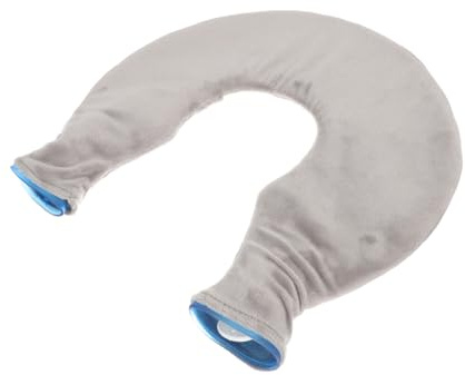 ORFOFE Eisbeutel mit Schmerzlindernder Funktion U-förmiger Pvc Wiederverwendbar Bequemes Gummi Material für Kalt und Warmkompresse für Nacken und Schulter bei Rehabilitation