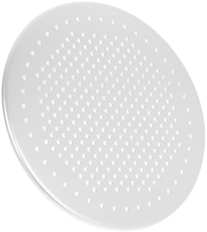 DOITOOL Teglia Per Pizza Teglia Rotonda in Alluminio Accessorio Per Cottura Resistente All Usura Riutilizzabile Per Forno e Cottura Vapore