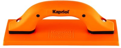 Kapriol Llana de goma 927, llana para juntas, goma antiabrasión ultra flexible, mango ergonómico Progrip, naranja