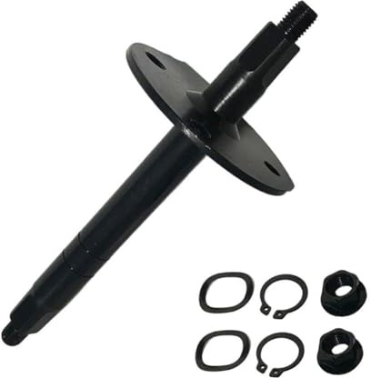 EpheyFIF Pedal de eje de rueda media para bicicleta de ejercicio, 17/20 x 165/180 mm, eje de metal resistente al desgaste, accesorios dinámicos para eje de rueda de bicicleta