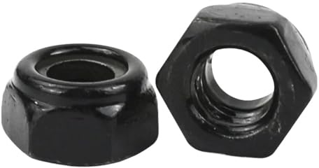 Dadi Autobloccanti in Nylon Multicolor M2-M6 50 pz(Black carbon steel,M4)