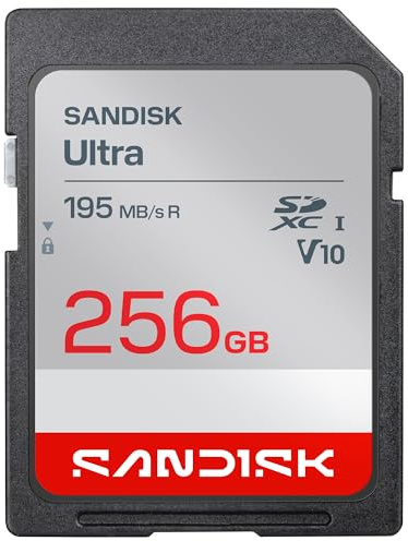 SANDISK Ultra Carte SDXC UHS-I 256 Go (Jusqu’à 195 Mo/s en Lecture, vidéo Full HD, V10, U1, C10) SANDISK Memory Zone App