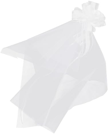 DECORNIJIA 12 Fiocchi in Garza Bianca per Matrimonio, Decorazioni per Banchi e Sedie da Chiesa, Stile Elegante per Cerimonia e Ricevimento | Decorazioni per Sedie da Chiesa e Reception, per Cerimonia e Interni, Stile Elegante Classico