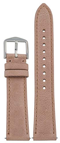 Fossil Uhrenarmband 18mm Leder Beige Uhrband ES-4243 / LB-ES4243
