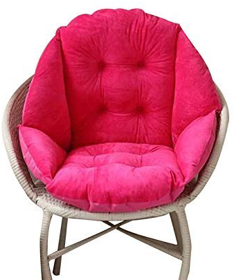 IPENNY Stuhlauflage Dicke Stuhlkissen mit Rückenteil Warm Sitzauflage Sitzpolster für Gartenmöbel Wie Hochlehner Gartenstuhl angenehme Polsterauflage für Büro Auto und Schule