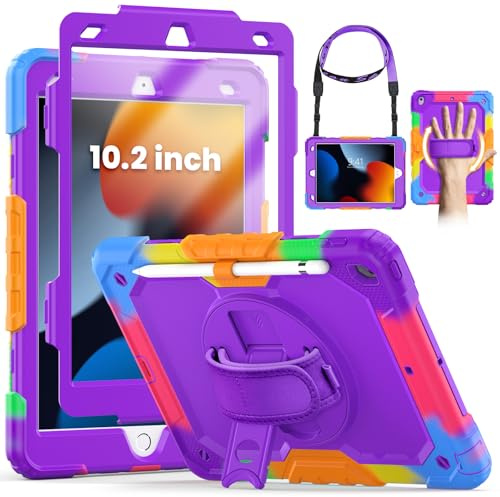 SEYMCY for iPad 9th/8th/7th Generation Case Kids 10.2 Inch 2021/2020/2019