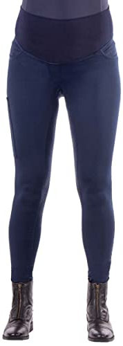 QHP Leggings da Equitazione a Tutta aderenza per la Gravidanza