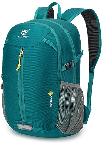 SKYSPER 20L Faltbarer Rucksack Ultraleicht Tagesrucksack Wasserfest Daypack Reiserucksack Wanderrucksack für Wandern Reisen Städtetrips