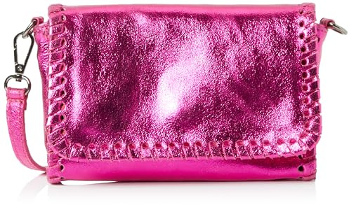 aleva Sac À Main en Cuir Métallisé, Cabas pour Femme, Taille Unique