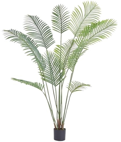 Kunstbaum Künstlicher Baum Künstliche Palme, Künstliche Pflanze Für Heimdekoration, Drinnen Und Draußen, Künstliche Areca-Palme Im Topf Für Zuhause Kunstpflanzen Künstliche Pflanzen (Size : 120cm)